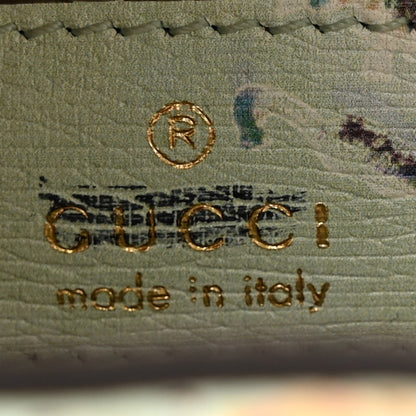 Gucci New Shangai Calfskin Soave Amore Printed Small Jackie 1961 Hobo Mint Green 6 of 12