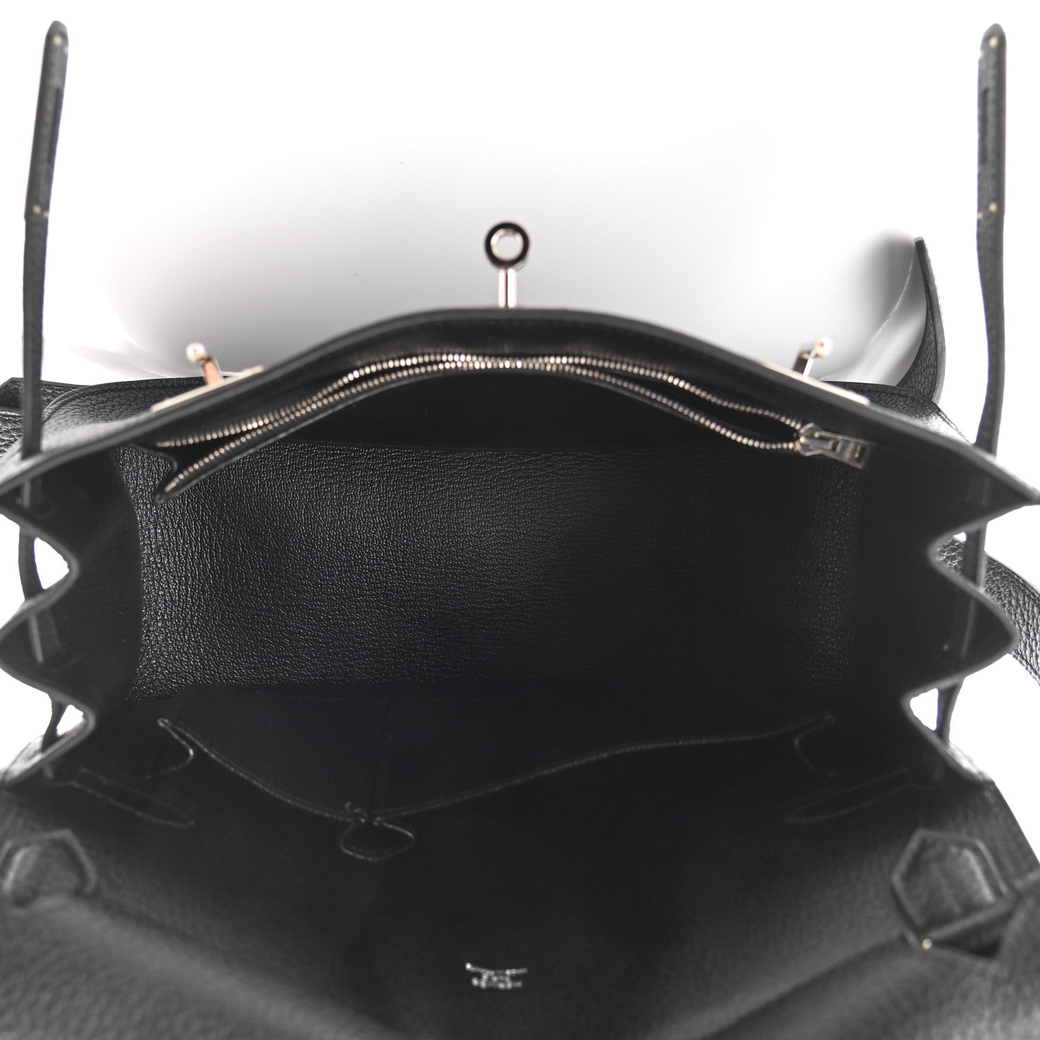 Hermes Taurillon Clemence Jypsiere 28 Black 5 of 10