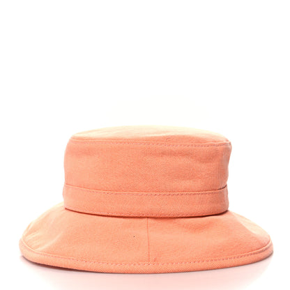Chanel Denim CC Bucket Hat M Orange Blue 4 of 7