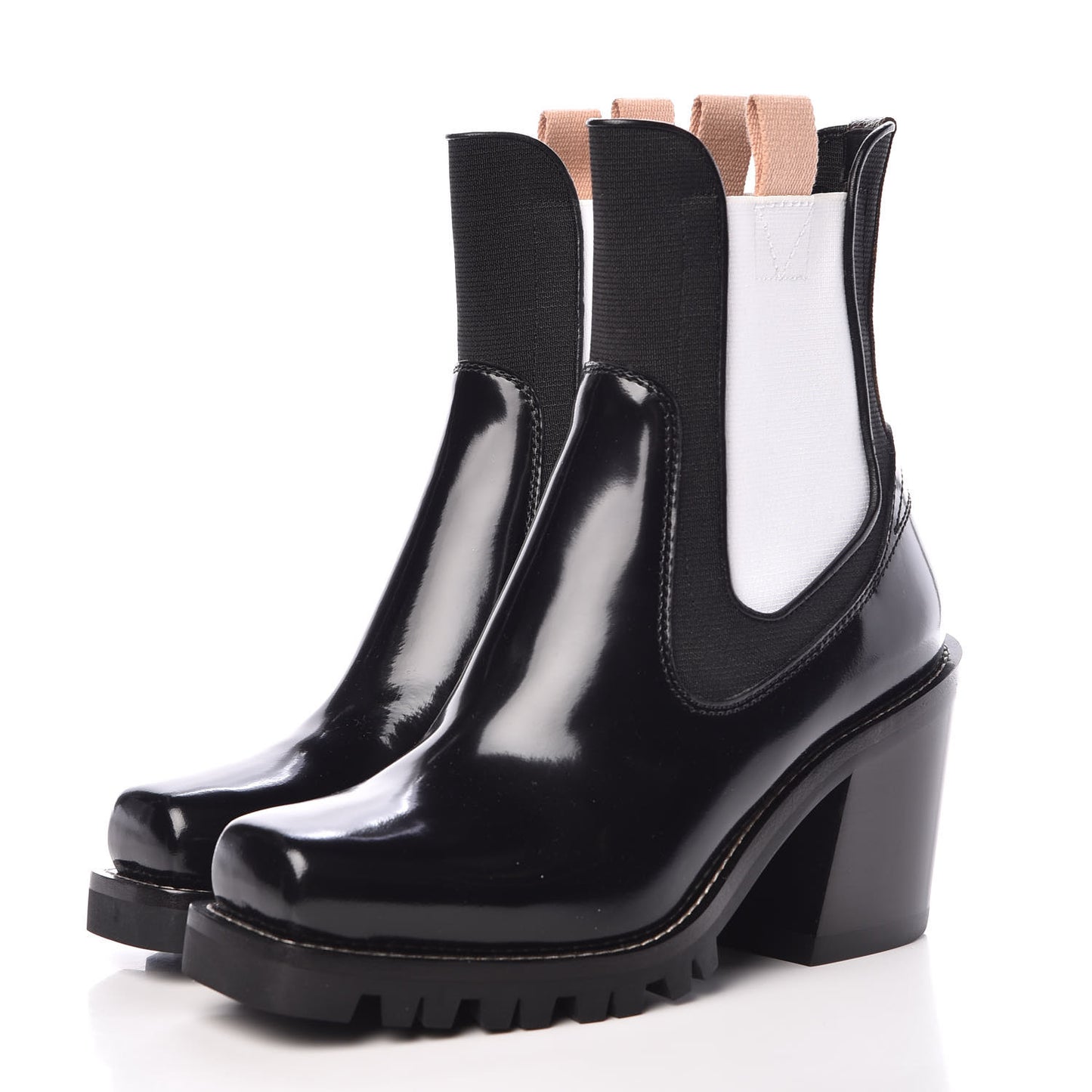 Patent Monogram Limitless Ankle Boots 38 Black