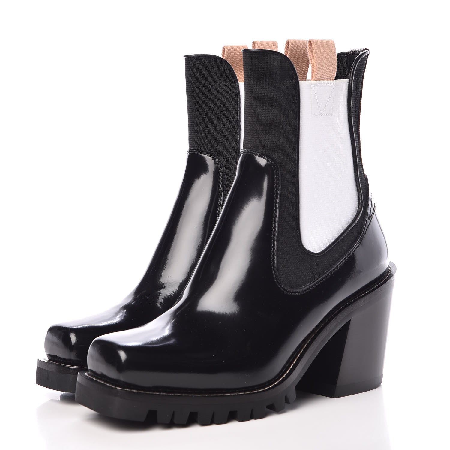 Louis Vuitton Patent Monogram Limitless Ankle Boots 38 Black 3 of 9