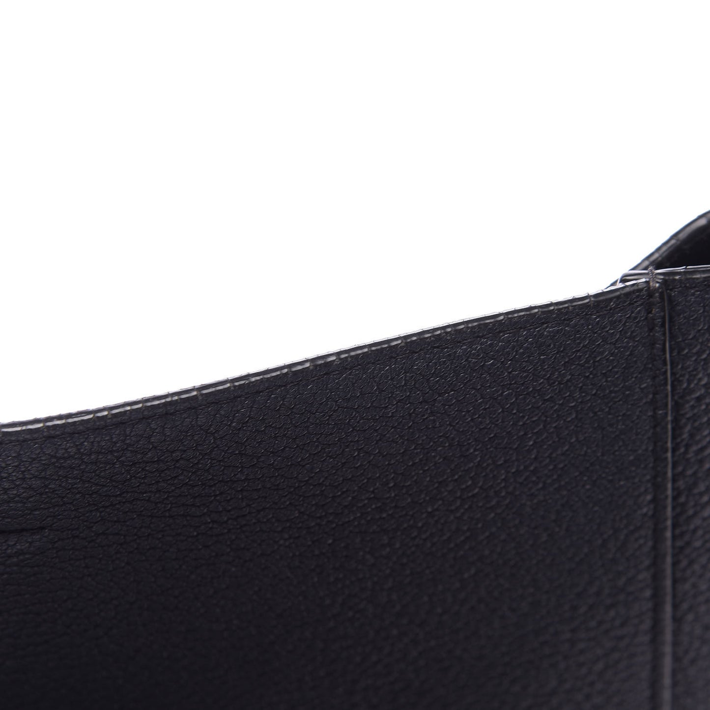 Soft Grained Calfskin Sangle Bucket Bag Navy Blue