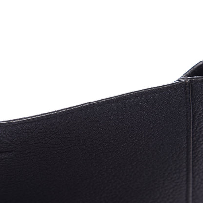 Celine Soft Grained Calfskin Sangle Bucket Bag Navy Blue 15 of 17