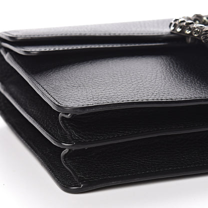 Gucci Pebbled Calfskin Small Dionysus Shoulder Bag Black 8 of 10