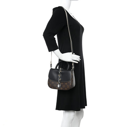 Louis Vuitton Calfskin Monogram Chain It Bag PM Black 2 of 10