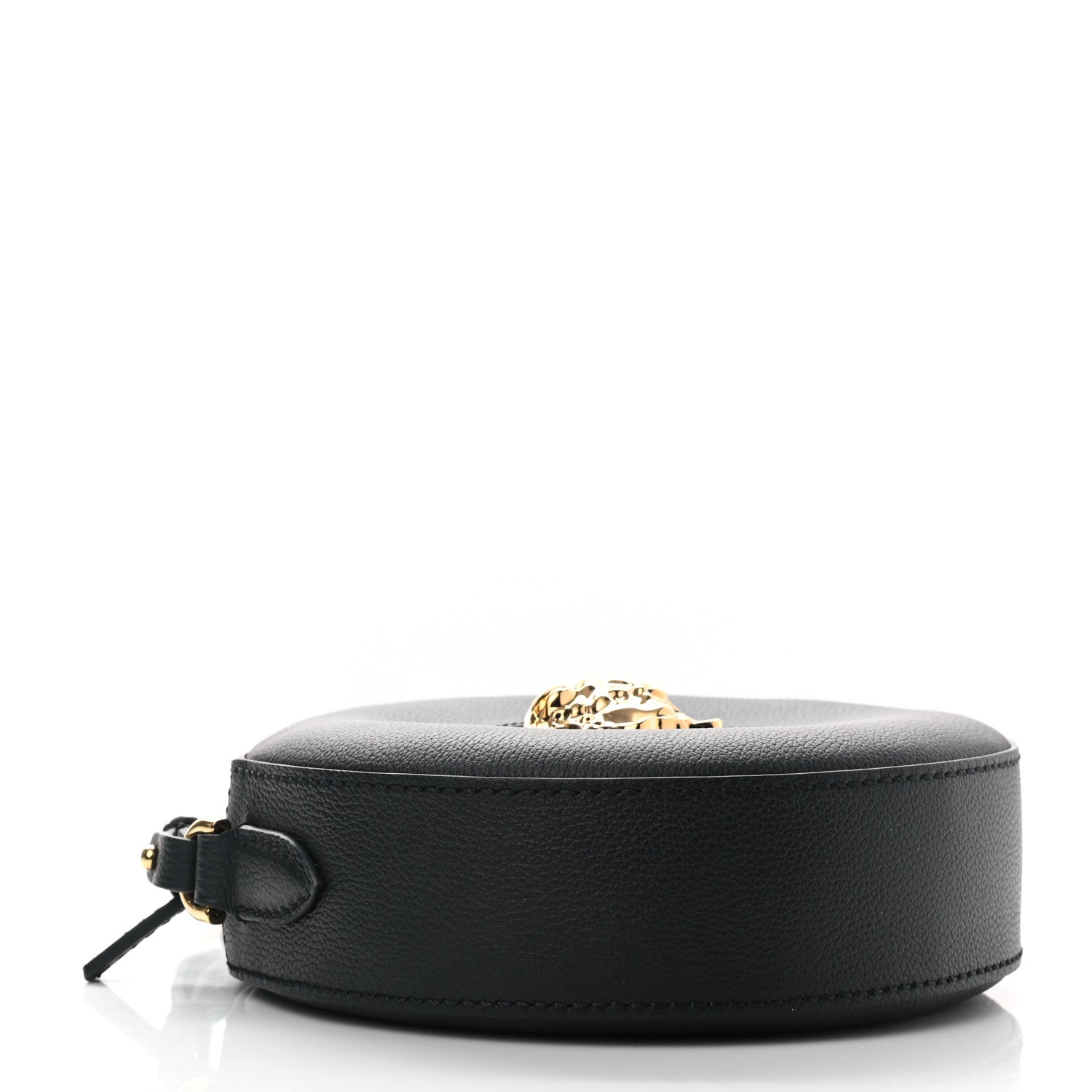 Versace Calfskin La Medusa Round Camera Bag Black 4 of 9