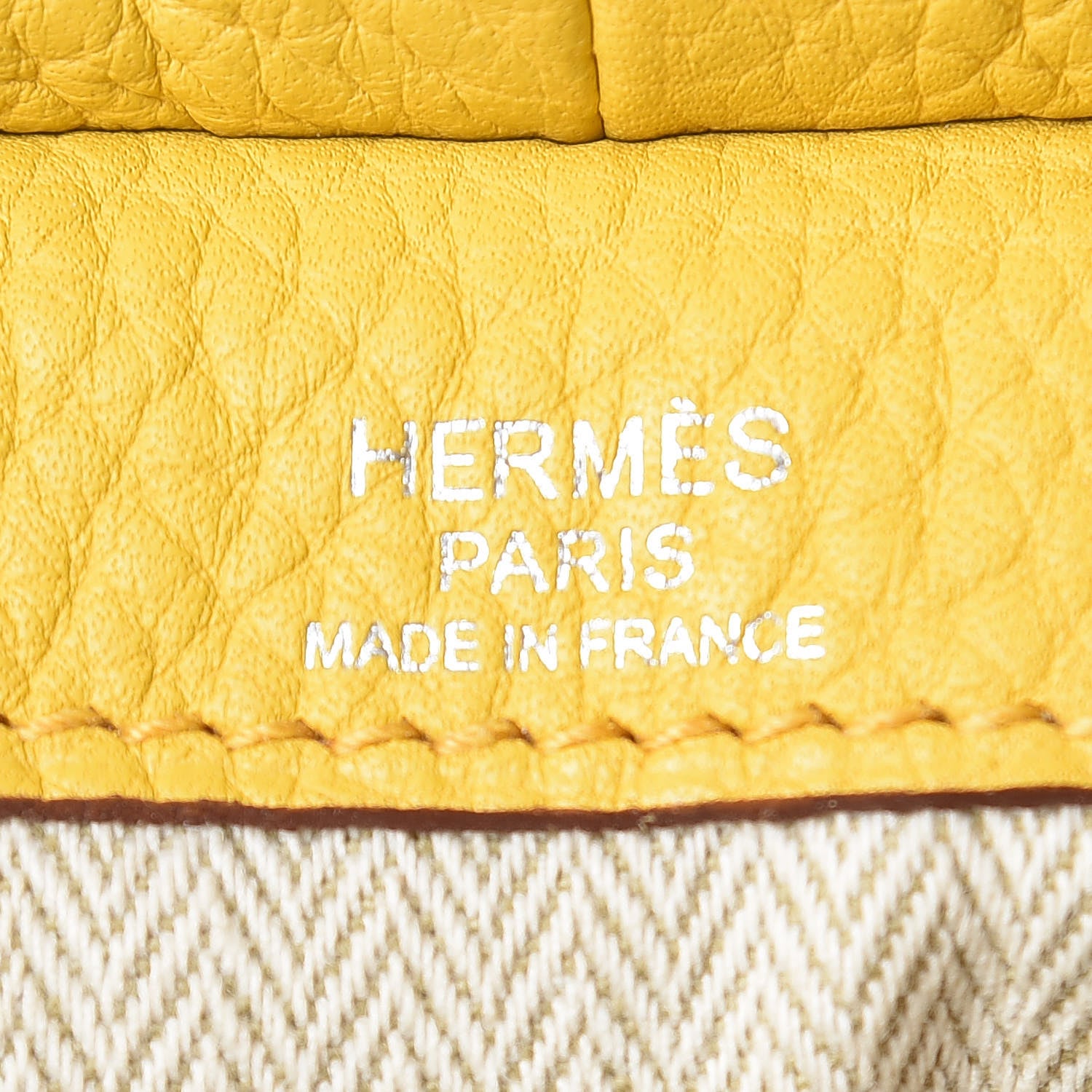 Hermes Taurillon Clemence Sac Purseangle 35 Soleil 8 of 10
