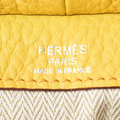 Hermes Taurillon Clemence Sac Purseangle 35 Soleil 8 of 10