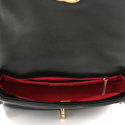 Chanel Lambskin Quilted Medium Chanel 19 Flap Black 5 of 10
