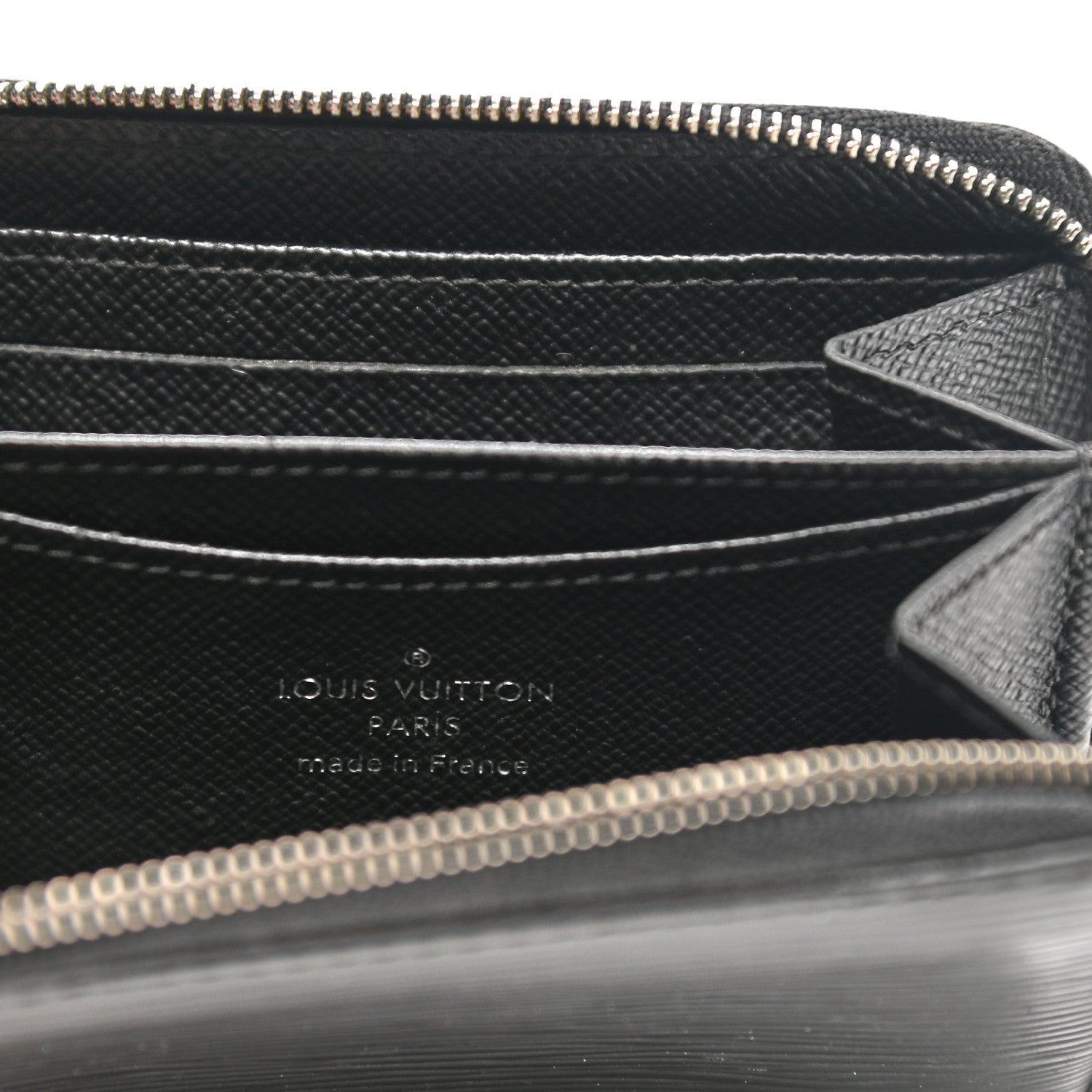 Louis Vuitton Epi Zippy Coin Purse Black 6 of 6