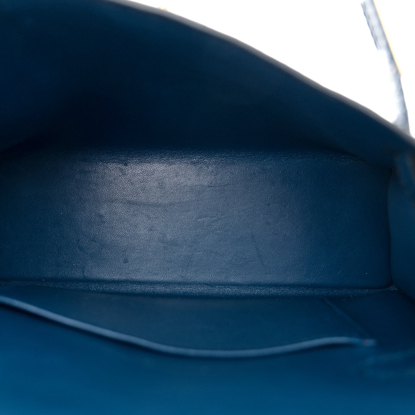Chevre Mysore Mini Kelly Sellier 20 Bleu Saphir
