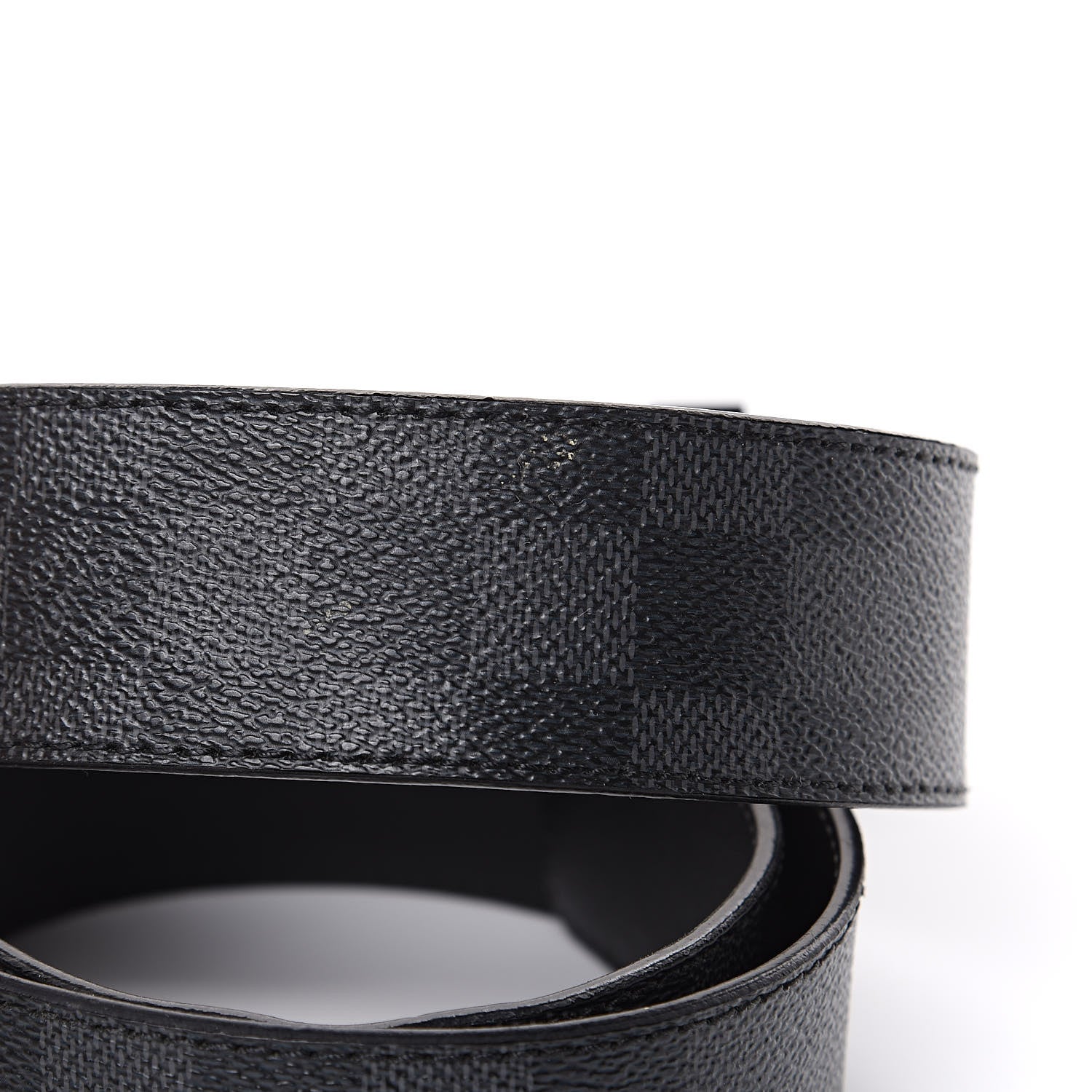 Louis Vuitton Damier Graphite LV Initiales Belt 100 40 4 of 10