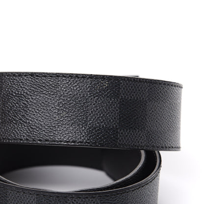 Louis Vuitton Damier Graphite LV Initiales Belt 100 40 4 of 10