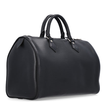 Louis Vuitton Epi Speedy 30 Black 2 of 11