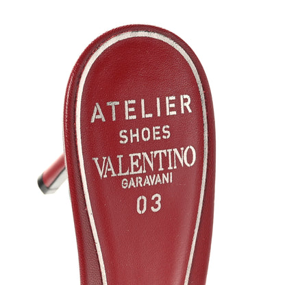 Valentino Garavani Kidskin Atelier 03 Rose Edition 90mm Slide Sandals 36 Rosso Valentino 6 of 7