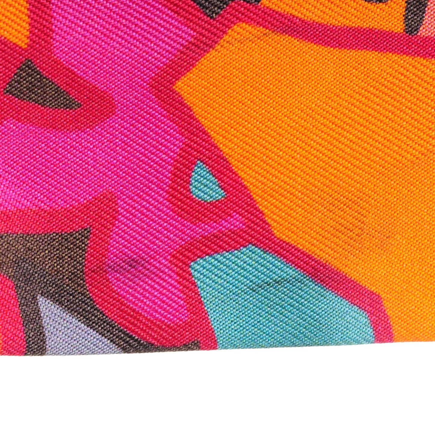 Silk Graff Graffiti Twilly Marron Orange Vert De Gris