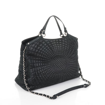 Chanel Iridescent Calfskin Large Sea Hit Tote Black 3 of 7