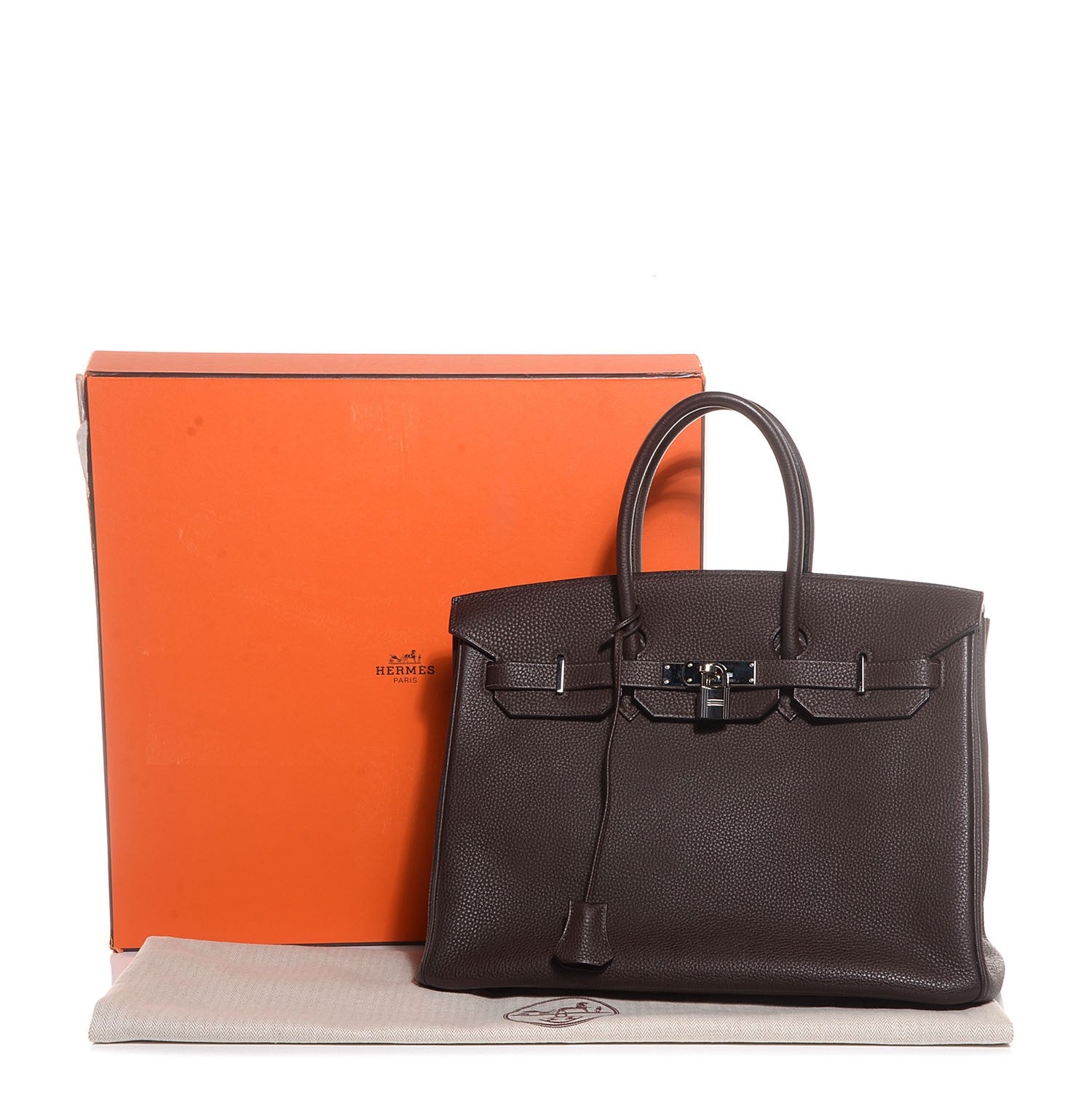 Hermes Togo Birkin 35 Chocolate 14 of 21
