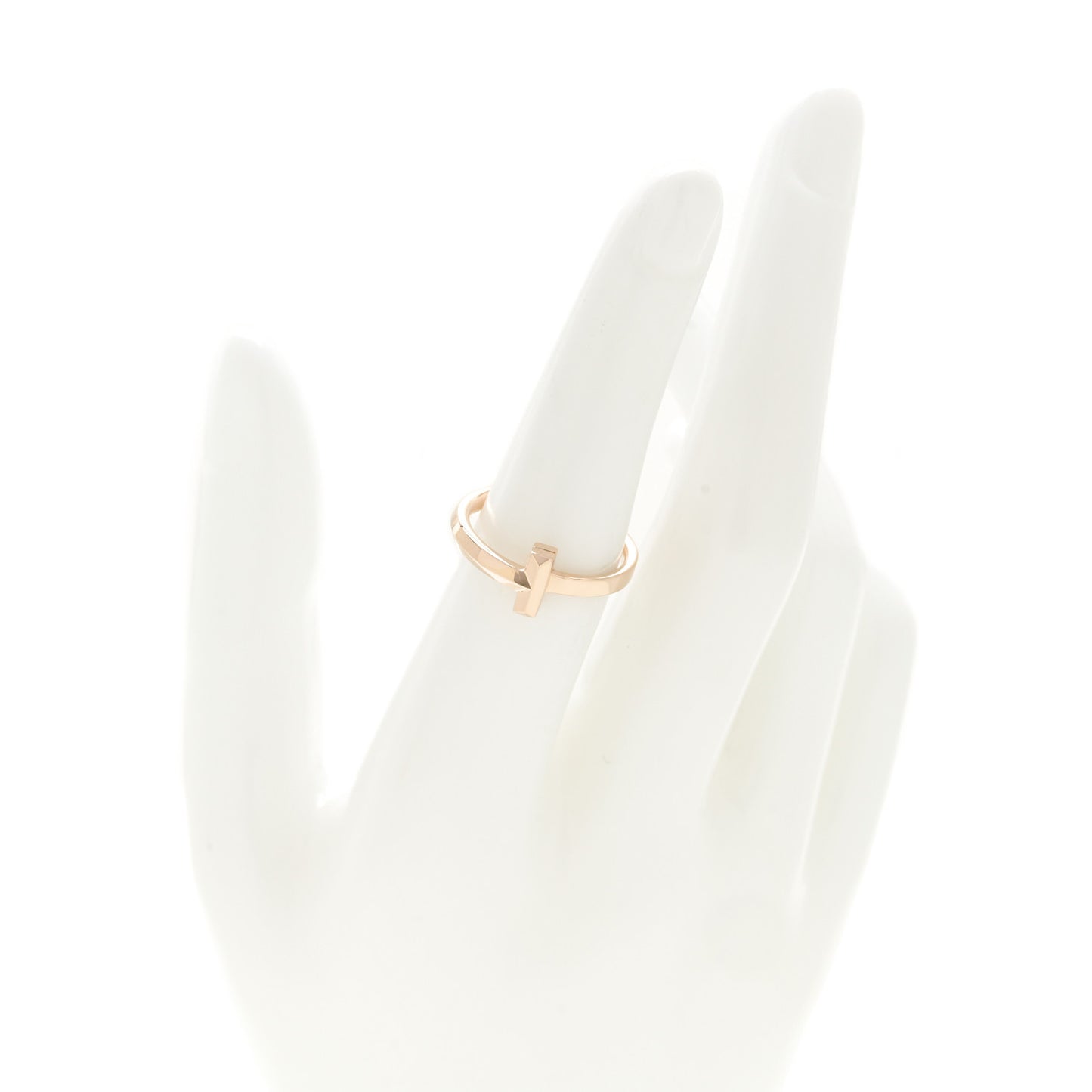 18K Rose Gold T T1 Ring 53 6.25