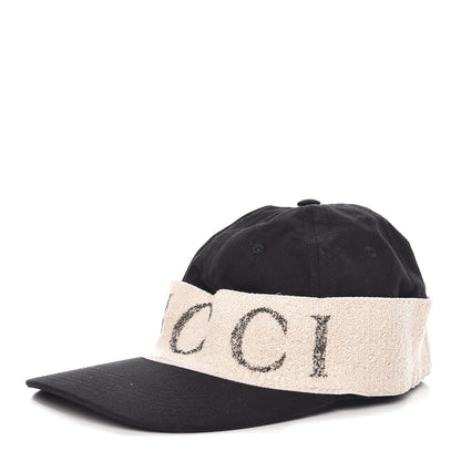Gucci Gabardine Headband Baseball Hat S Black 1 of 6