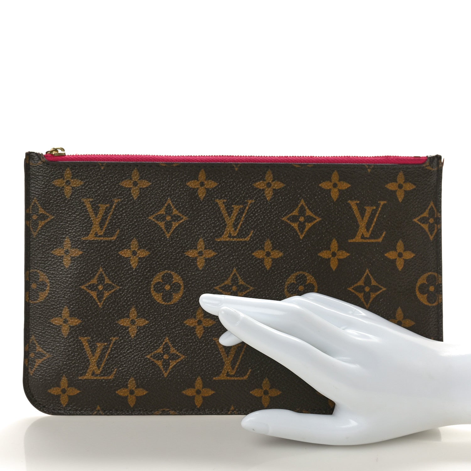 Louis Vuitton Monogram Neverfull MM GM Pochette Pivoine 2 of 8