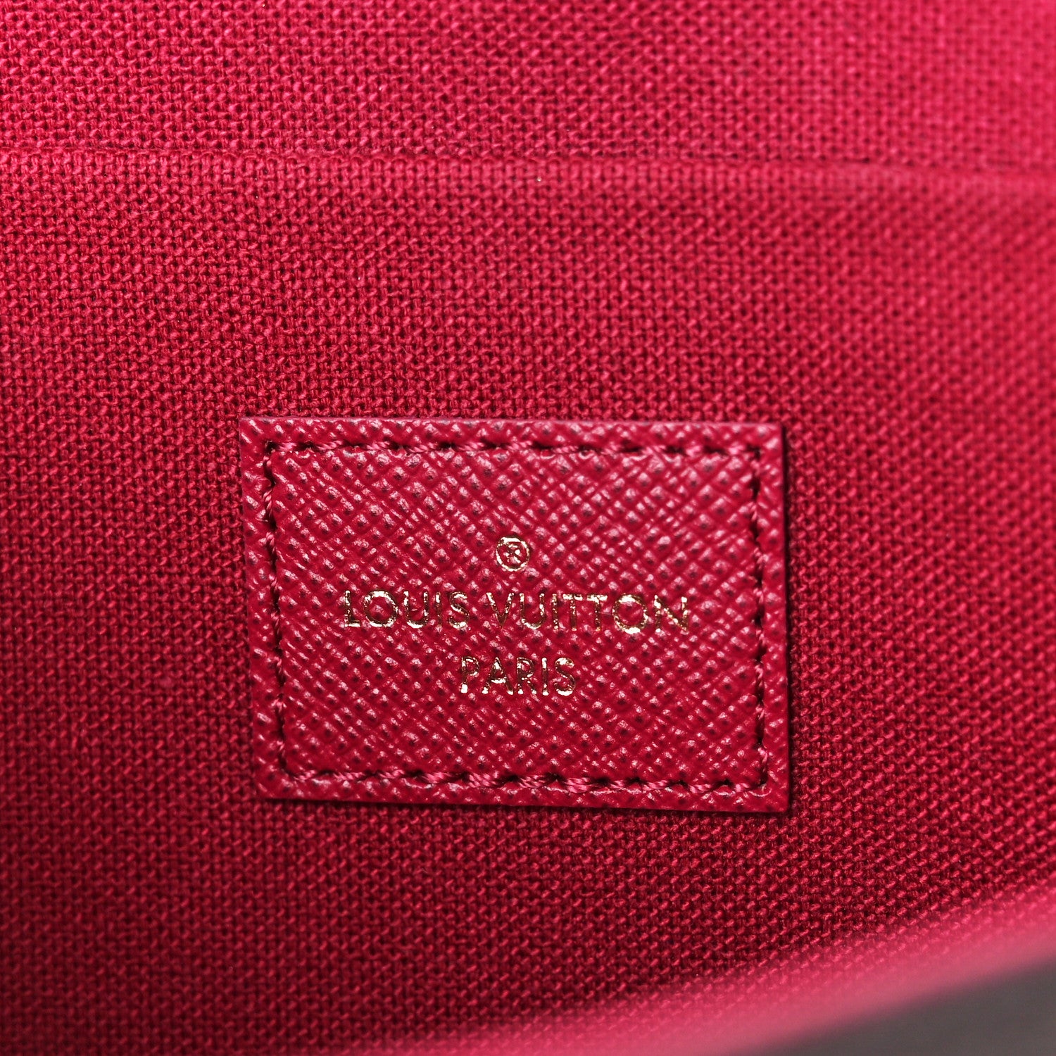 Louis Vuitton Monogram Pochette Felicie Chain Wallet Fuchsia 7 of 17