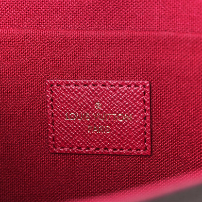 Louis Vuitton Monogram Pochette Felicie Chain Wallet Fuchsia 7 of 17