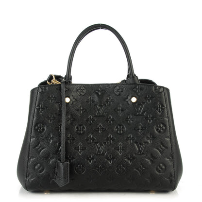 Louis Vuitton Empreinte Montaigne MM Black 1 of 8