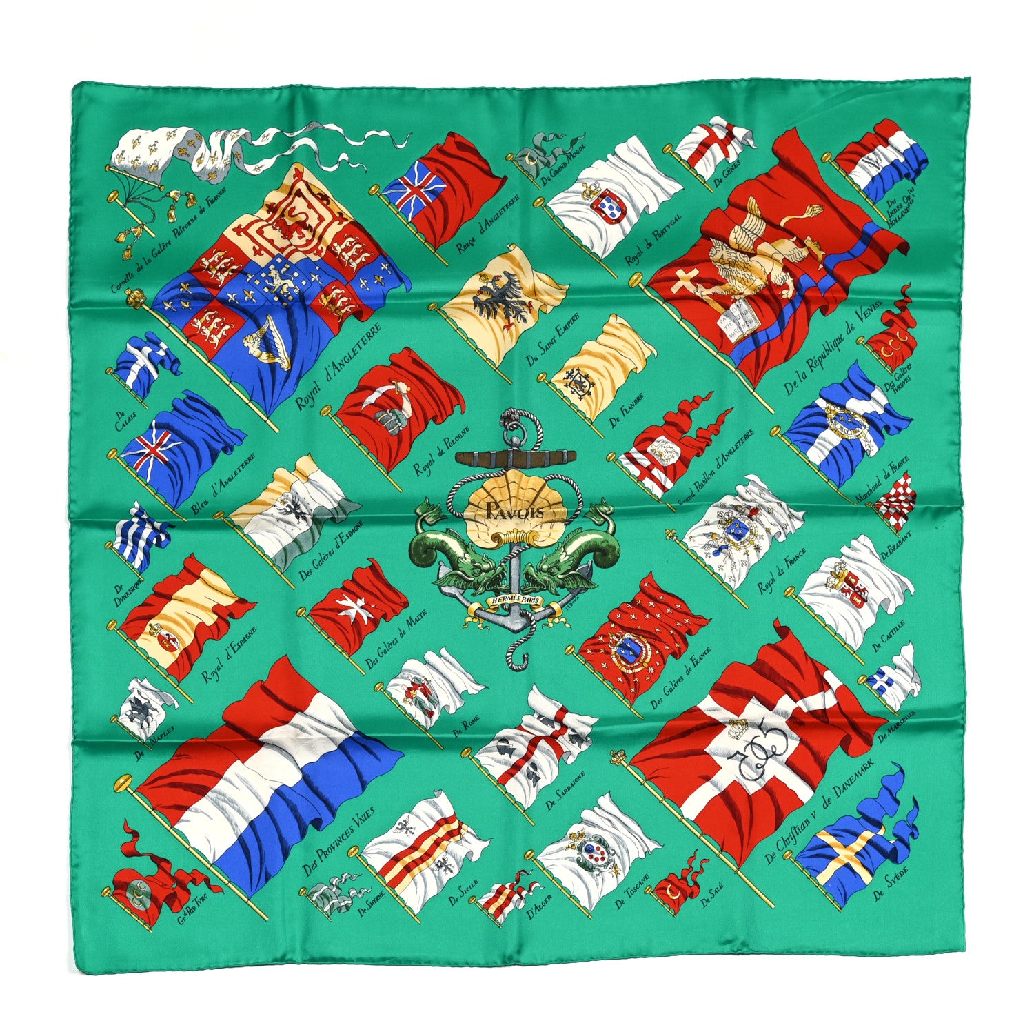 Hermes Silk Pavois Scarf 90 2 of 11