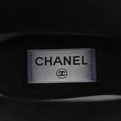 Chanel Caoutchouk CC High Boots 40 Khaki Black 7 of 9