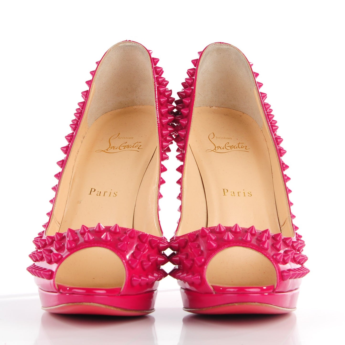 Patent Yolanda Spikes 120 Pumps 39.5 Grenadine