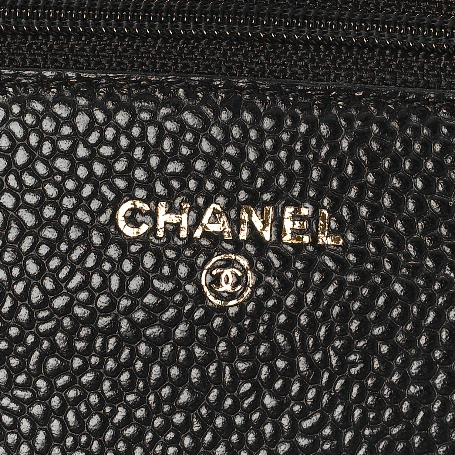 Chanel Caviar Quilted Wallet On Chain WOC Black 6 of 10