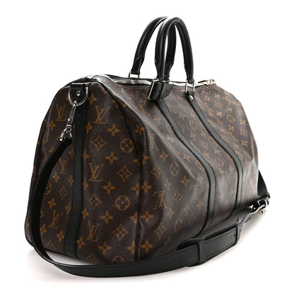 Louis Vuitton Monogram Macassar Keepall Bandouliere 45 2 of 9