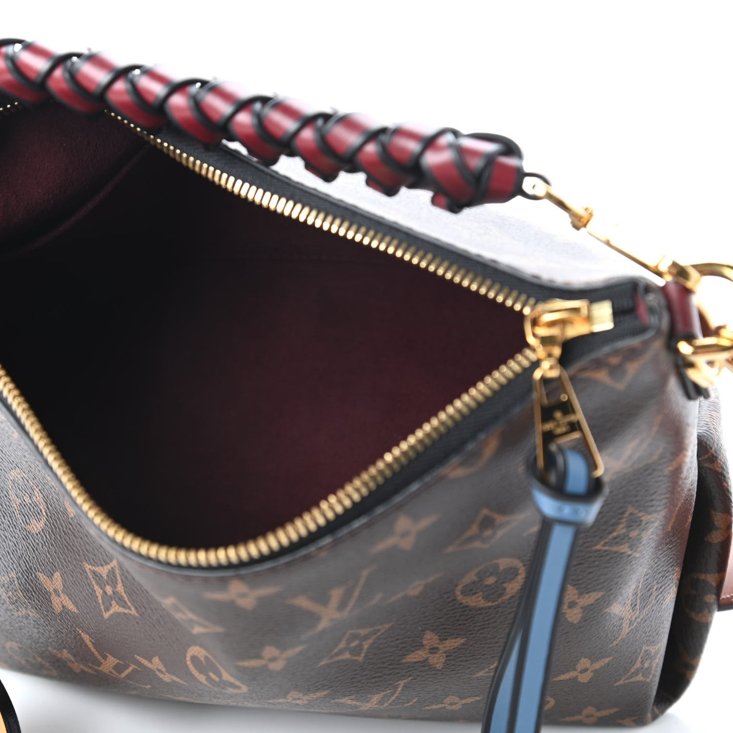 Monogram Beaubourg Hobo Mini Bordeaux Red Peach Safran Blue Jean Blue