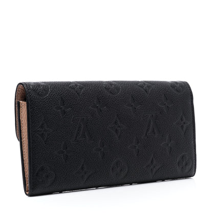 Louis Vuitton Empreinte Emilie Wallet Black Dune 2 of 4