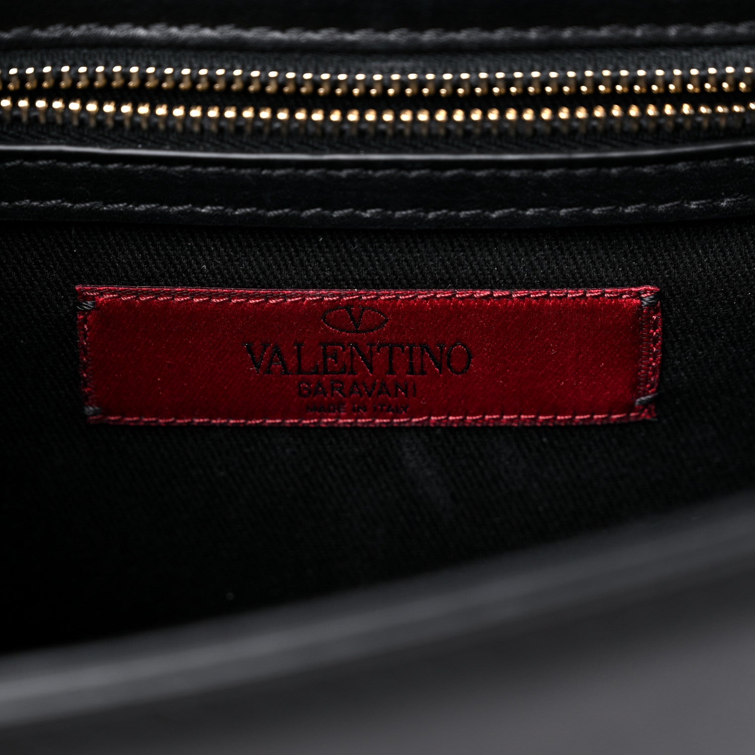 Valentino Garavani Vitello Small Glam Lock Rockstud Flap Black 6 of 9