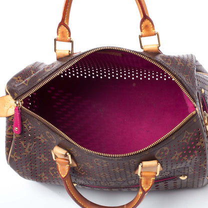 Louis Vuitton Monogram Perforated Speedy 30 Fuchsia 8 of 8