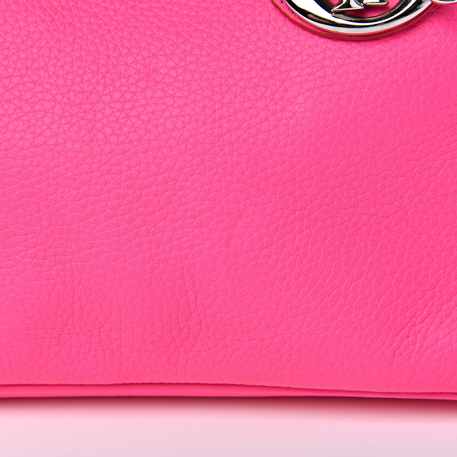 Christian Dior Bullcalf Small Diorissimo Tote Coquelicot 10 of 15
