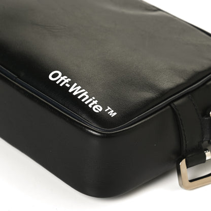 Off-White Calfskin Logo Crossbody Bag Black 10 of 11