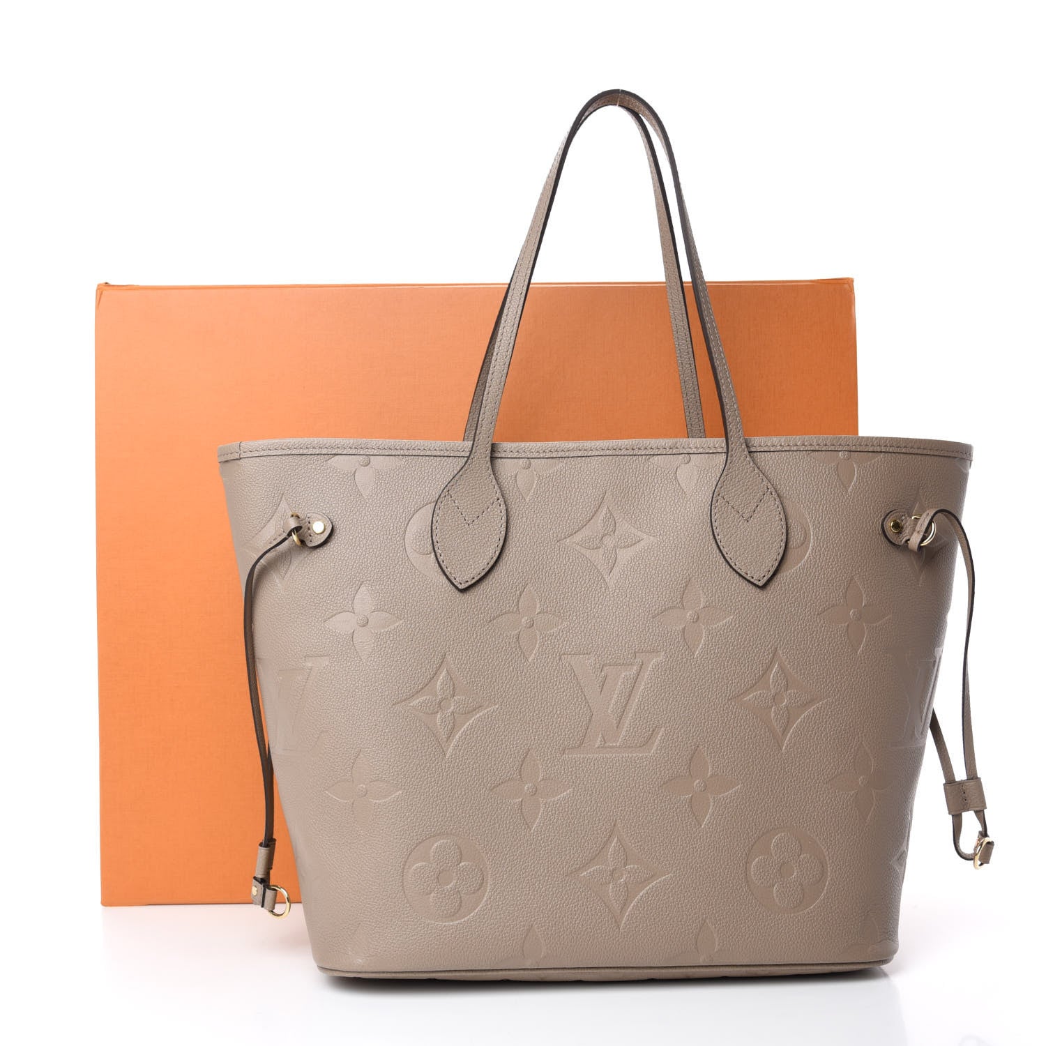 Louis Vuitton Empreinte Monogram Giant Neverfull MM Tourterelle 10 of 10