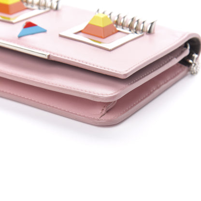 Fendi Vitello Century Hypnoteyes Tube Wallet On Chain Bubblegum 9 of 10