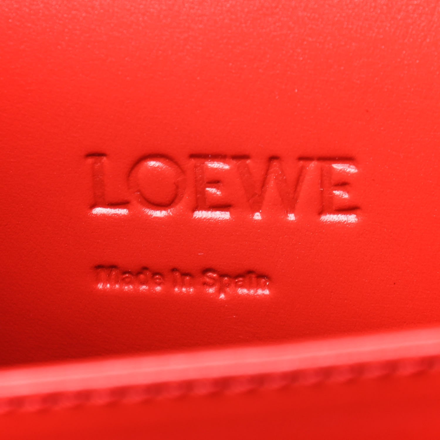 Loewe Calfskin Small Barcelona Shoulder Bag Red 6 of 9
