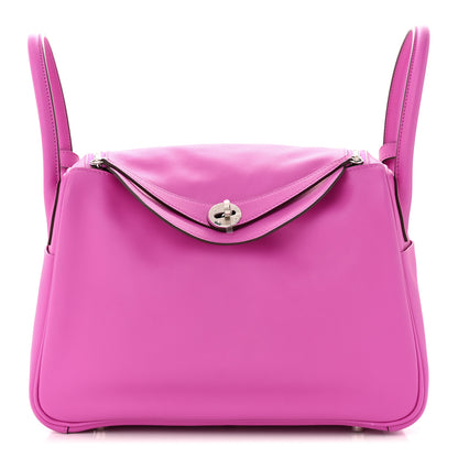 Hermes Swift Epsom Lindy 30 Tressage De Cuir Magnolia Bleu Saphir Craie 1 of 11