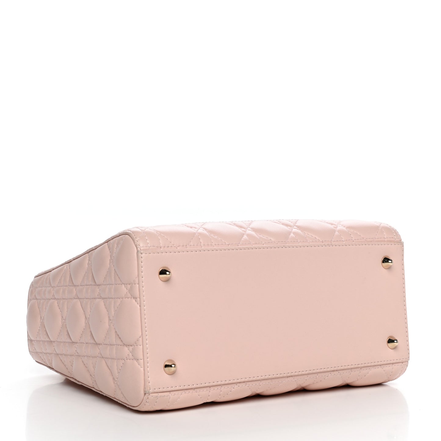 Lambskin Cannage Medium Lady Dior Light Pink