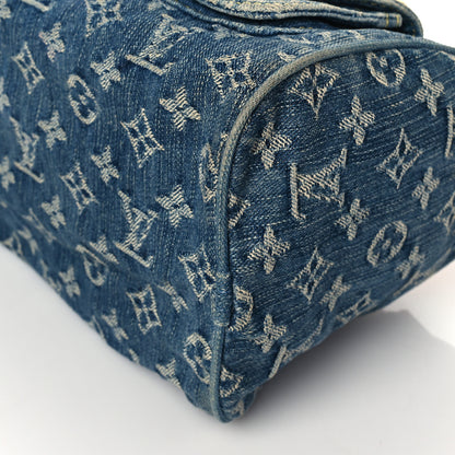 Louis Vuitton Monogram Denim Neo Speedy Blue 9 of 12