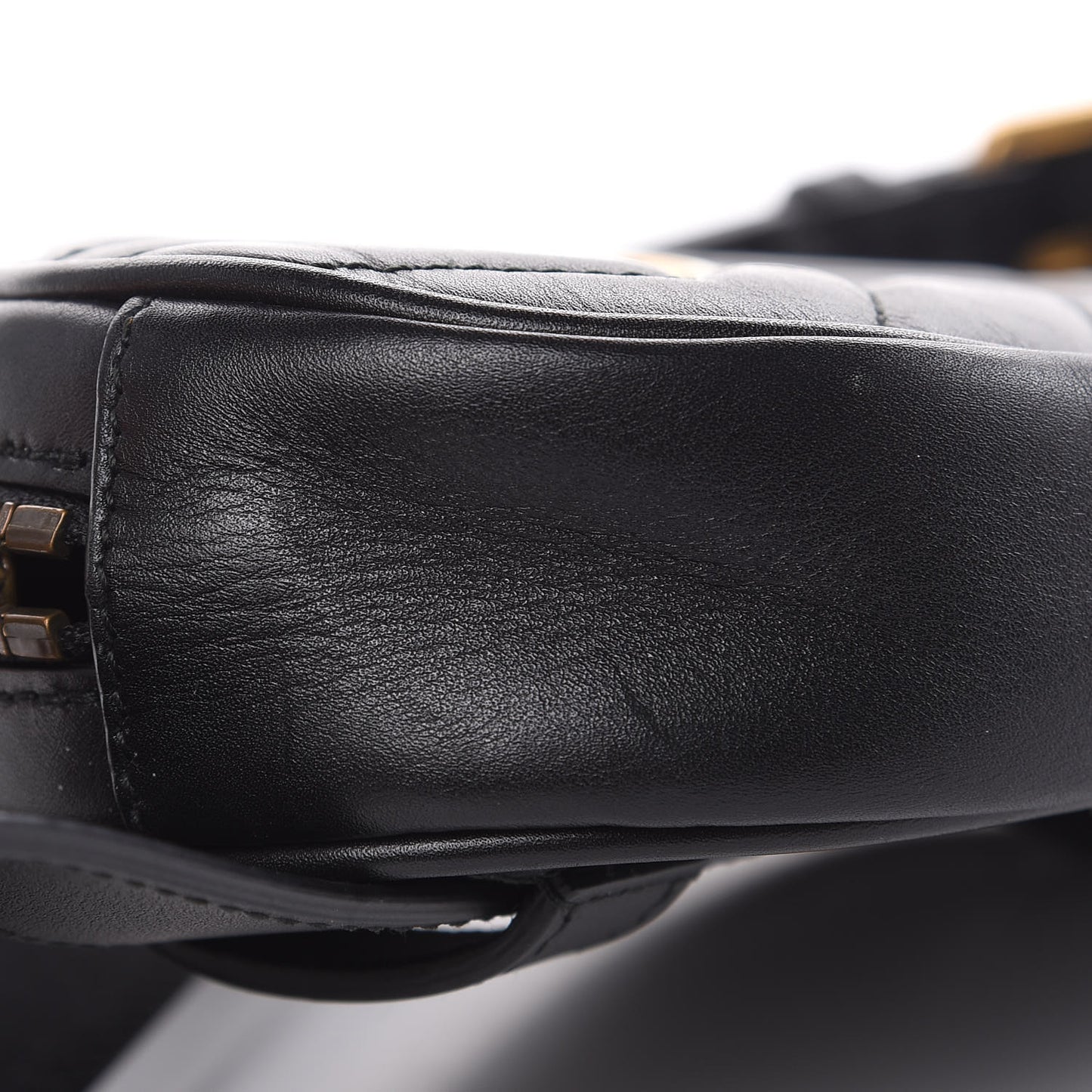 Calfskin Matelasse GG Marmont Belt Bag 95 38 Black