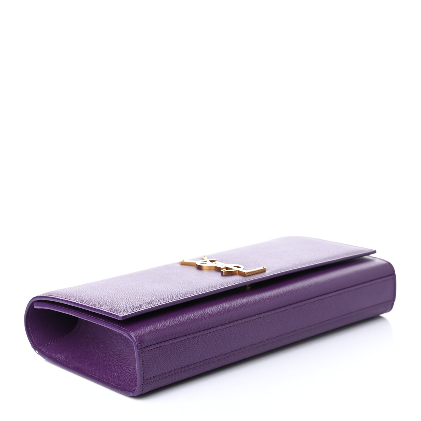 Grain De Poudre Classic Monogram Cassandre Clutch Purple