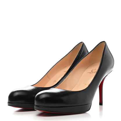 Christian Louboutin Kid Prorata 90 Pumps 38 Black 3 of 8