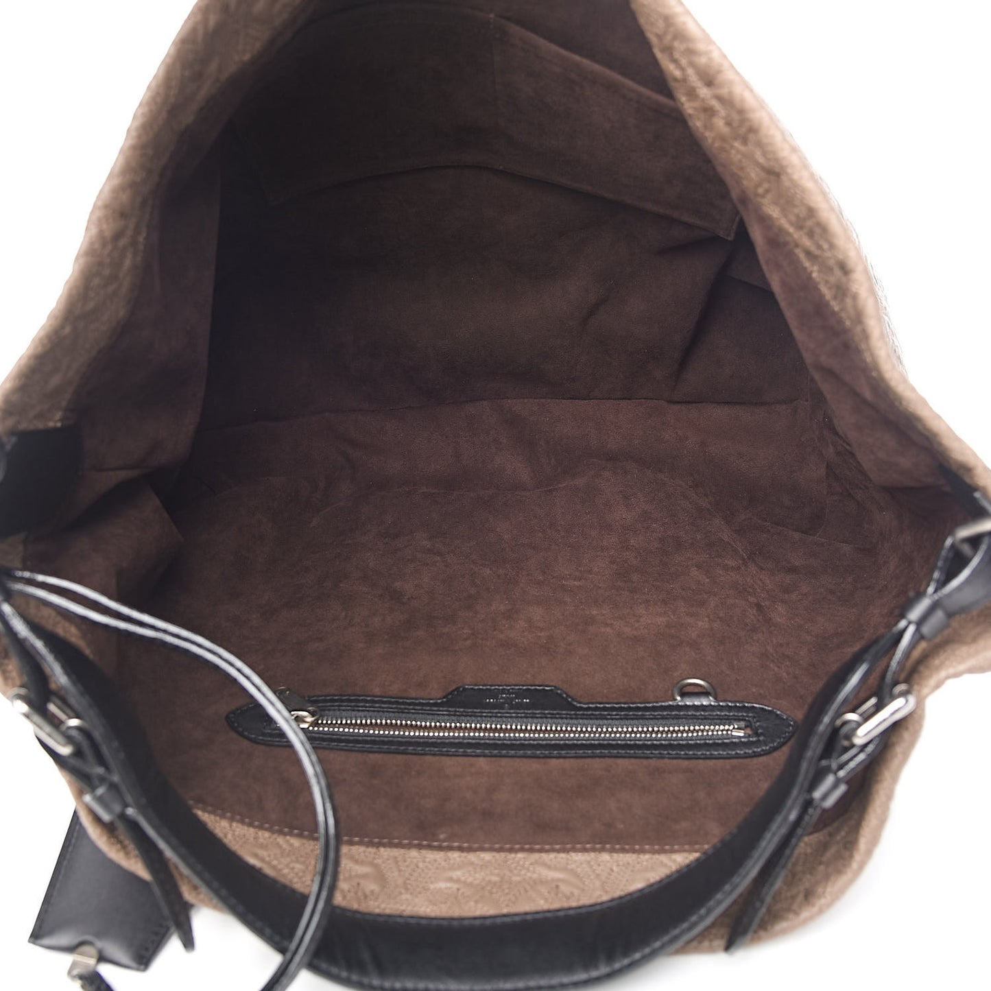 Monogram Lambskin Antheia Hobo GM Fumee
