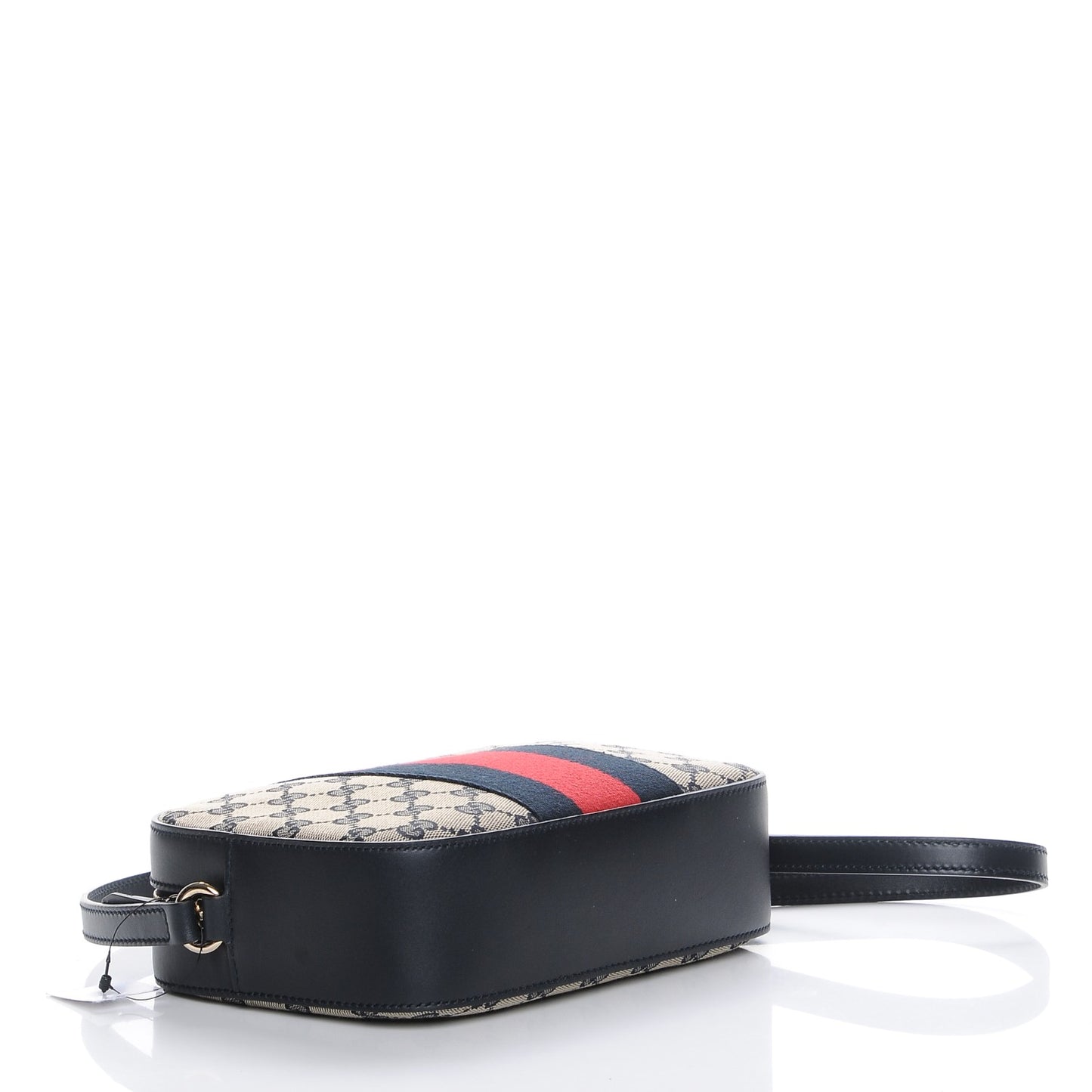 Monogram Web Small Webby Bee Shoulder Bag Beige Blue